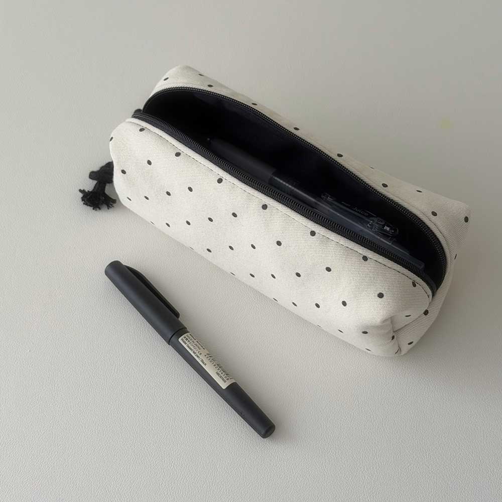Argent square pencil case - Eris ivory