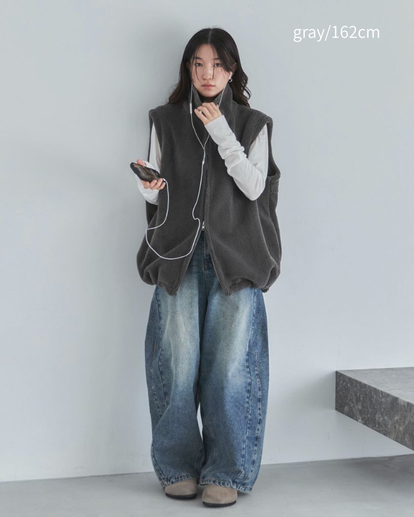 ダブルジップアップベスト ダブルジップ アップドライバーズ ニットベスト