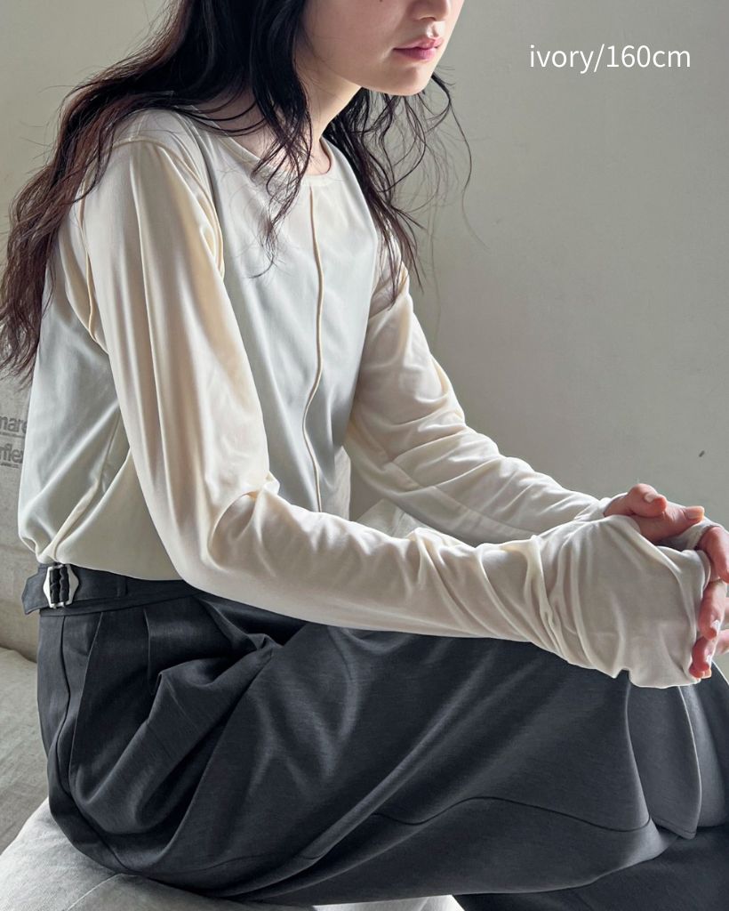 シアーベロアロンTee | ファッション通販サイト NUGU