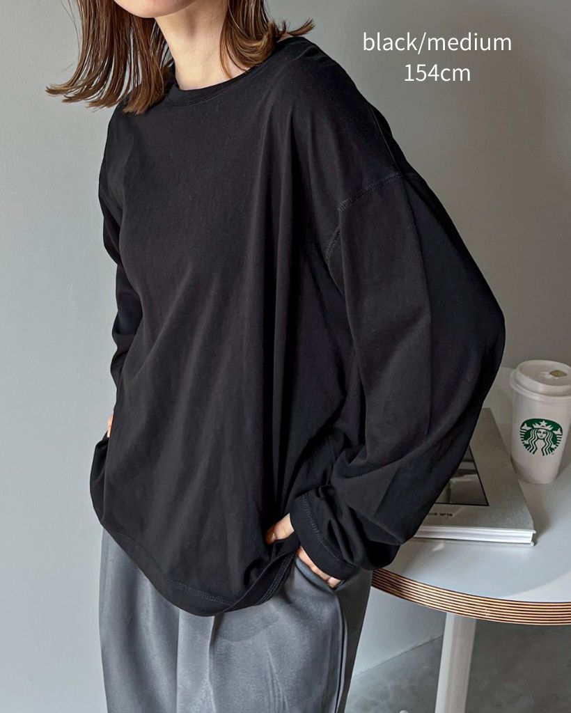 スラブ調オーバーシアートップス | ファッション通販サイト NUGU