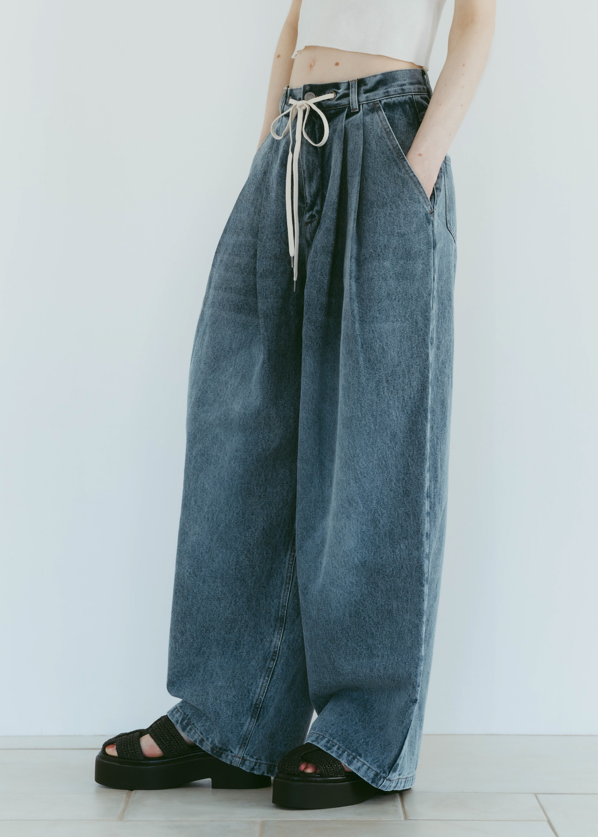 Cooming Soon】ラヴィント 2タックデニム | ファッション通販サイト NUGU