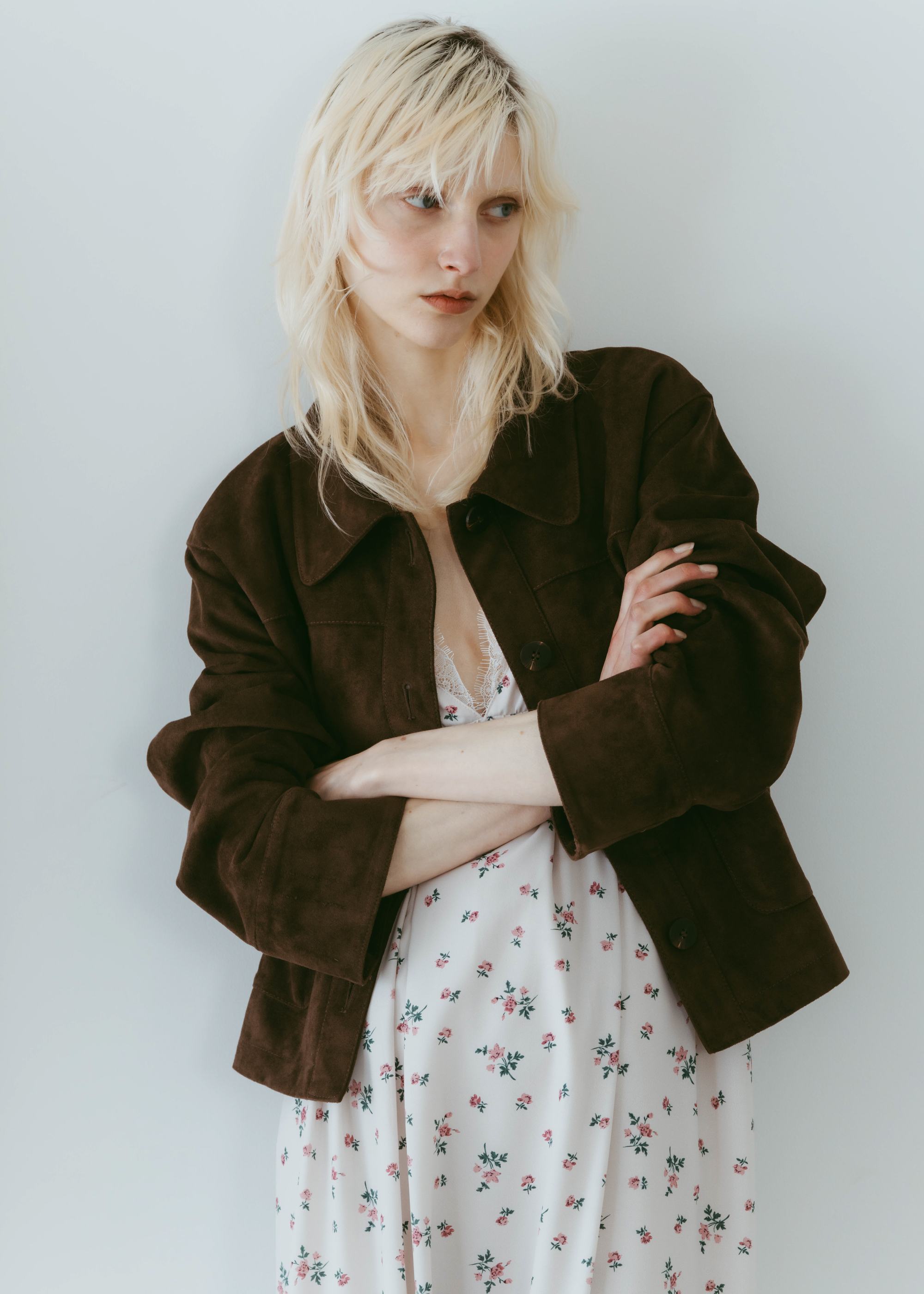 フェイクスエードジャケット