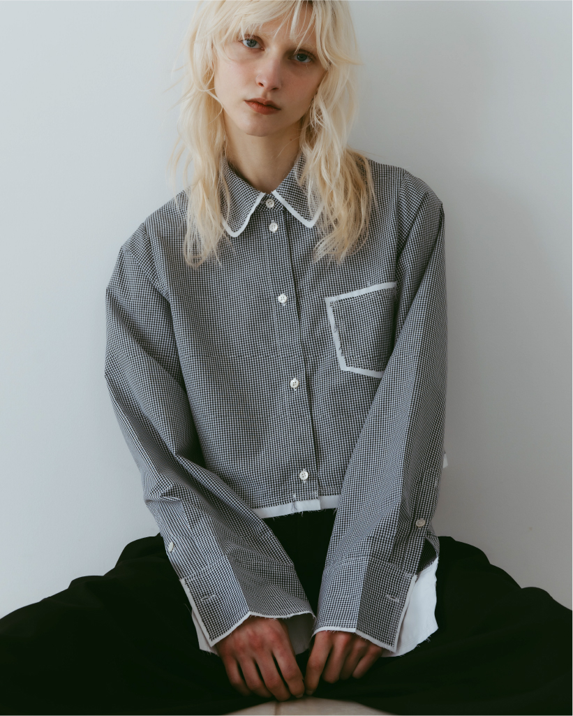 【Cooming Soon】ドュオクロップシャツ