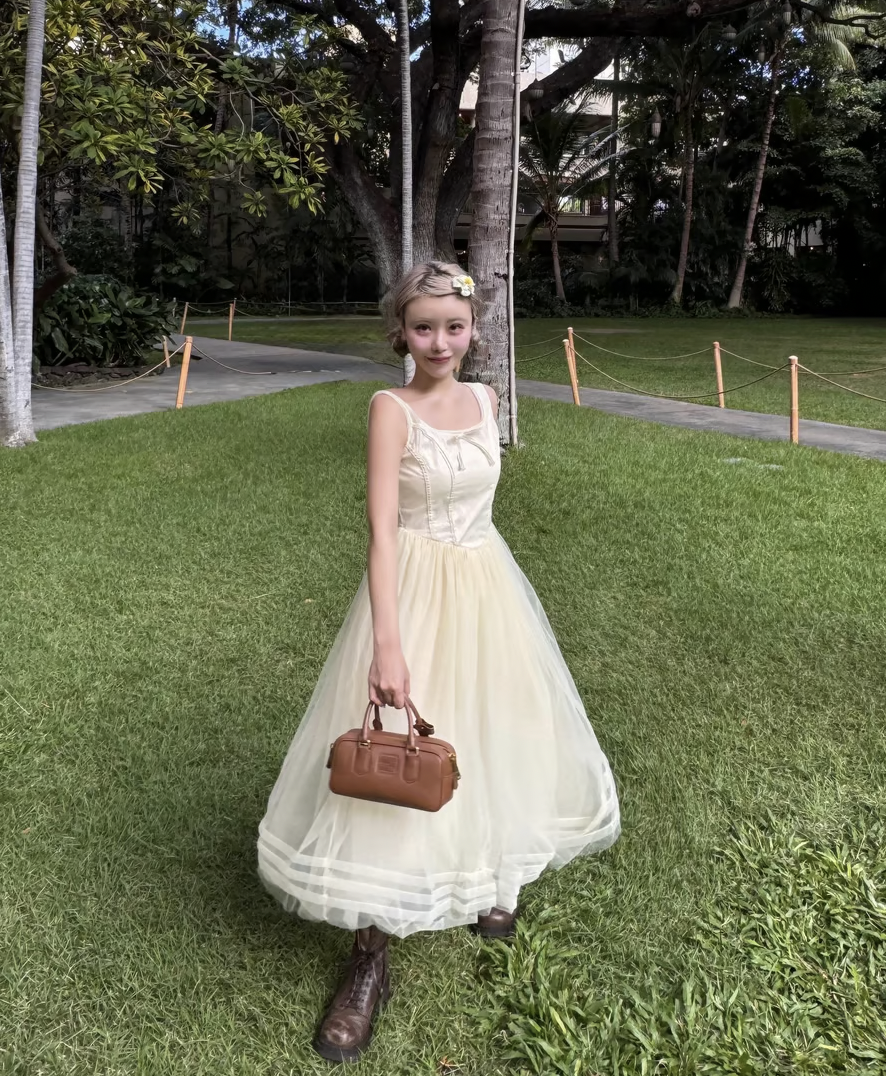 【専用】ballerina tulle quilting onepiece Ballerina