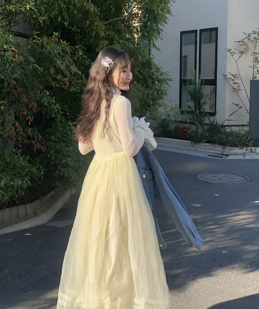 限界値下げ　Ballerina tulle mini one-piece Treat Ürself spring/summer collection 2023 Ballerina series