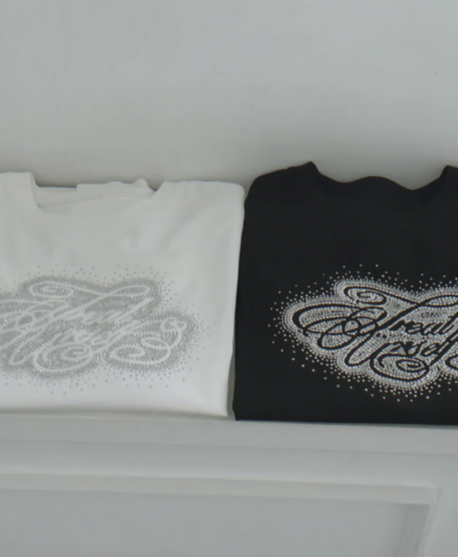Treat Ürself rhinestone long T-shirts Treat Ürself rhinestone long T-shirts | ファッション通販