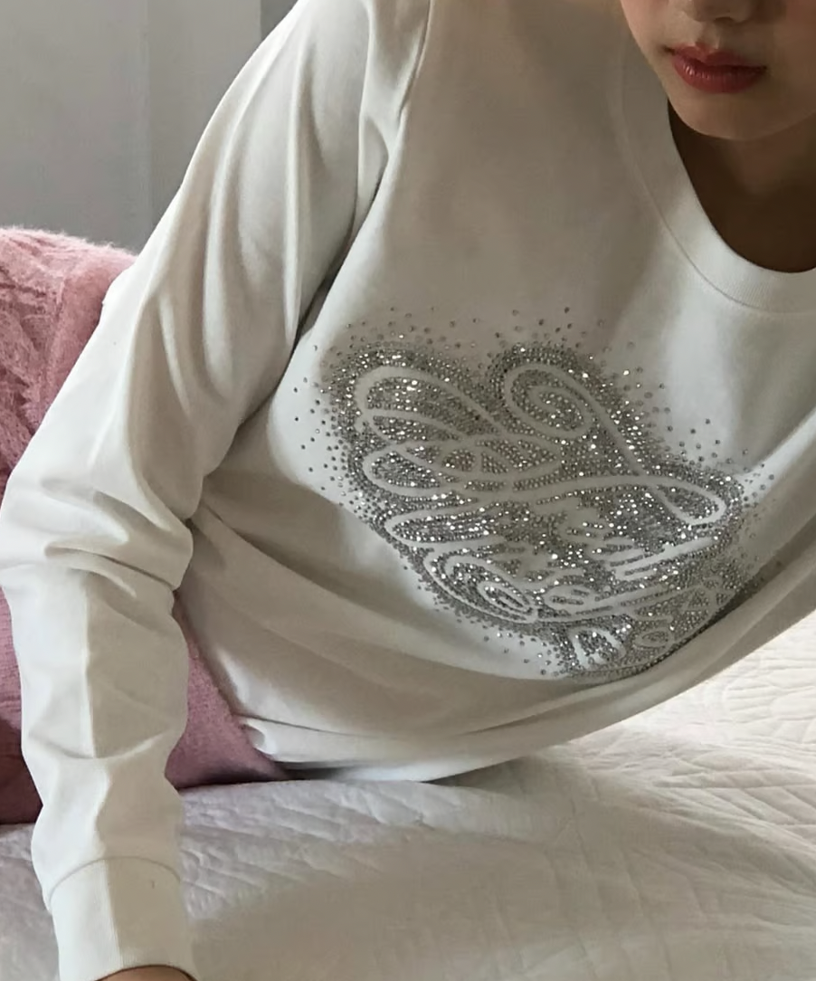 Treat Ürself rhinestone long T-shirts Treat Ürself rhinestone long T-shirts | ファッション通販
