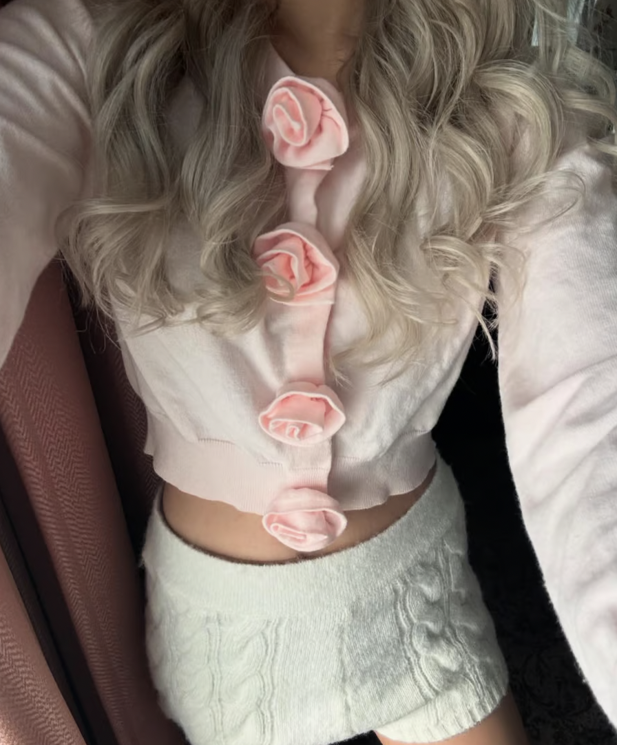 こ*様 Rose flower motif cardigan Treat ürs Rose flower motif cardigan | ファッション通販サイト NUGU