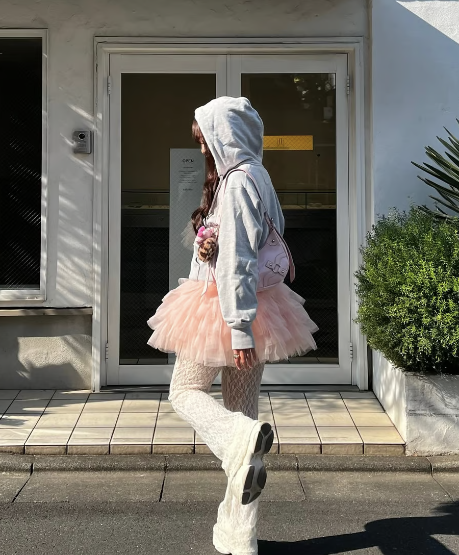 即完売品 Ballerina\" tulle quilting one-piece 即完売品 Ballerina