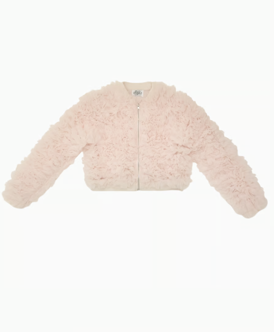 Ballerina\" volume tulle jacket ホワイト Ballerina