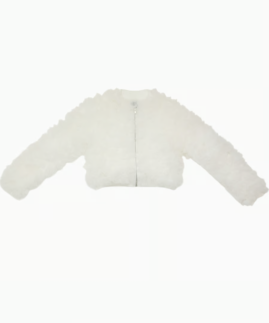 Ballerina\" volume tulle jacket ホワイト Ballerina