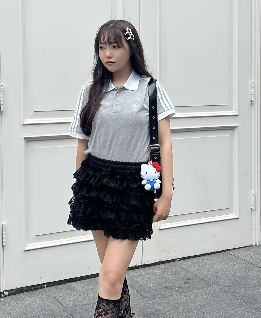 Treat ürself girly lace tutu チュチュ ブラック girly lace tutu