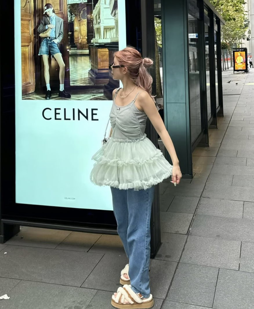 【お値下げ可能】Ballerina fairy tulle peplum top Ballerina
