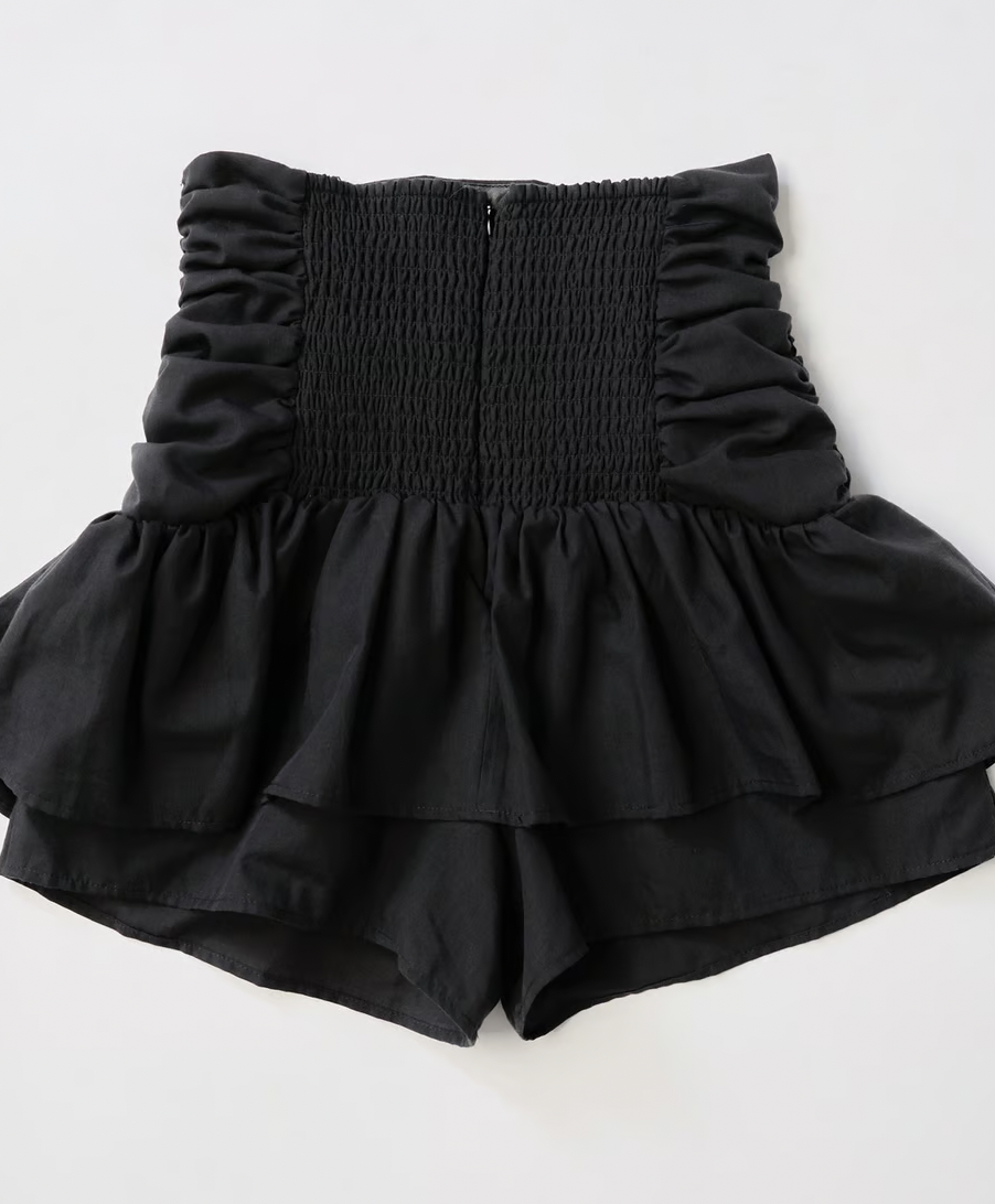 スカート drawstring ribbon tiered skirt pants drawstring ribbon tiered skirt pants | ファッション通販