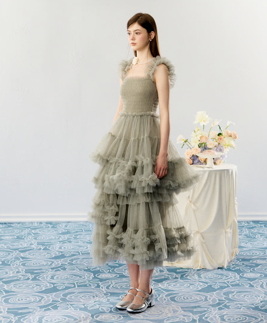 Ballerina” blooming tulle dress | ファッション通販サイト NUGU