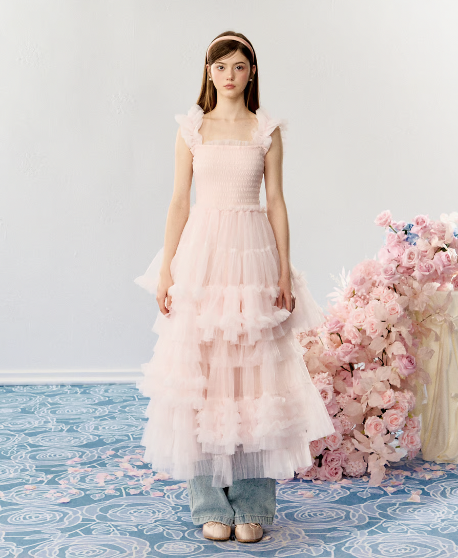 Ballerina” blooming tulle dress | ファッション通販サイト NUGU