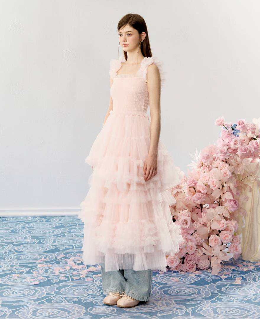 Ballerina” blooming tulle dress | ファッション通販サイト NUGU