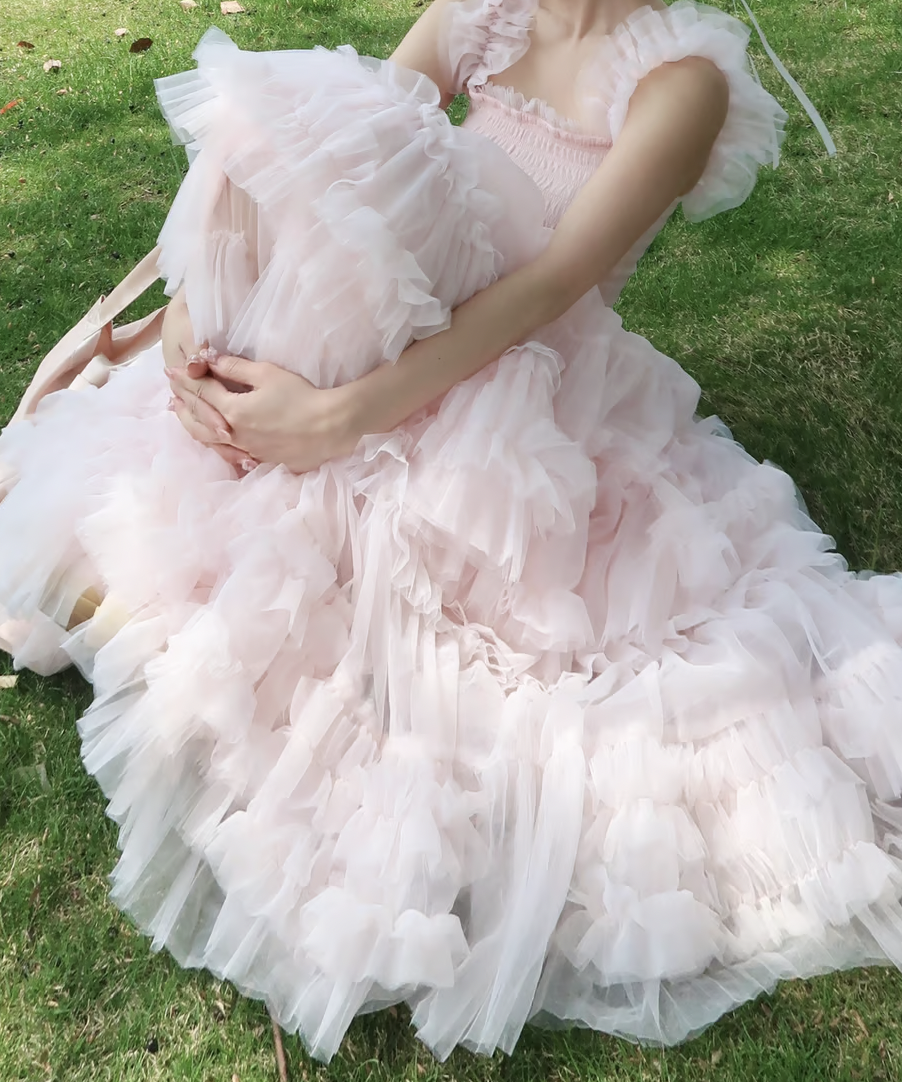Ballerina” blooming tulle dress | ファッション通販サイト NUGU