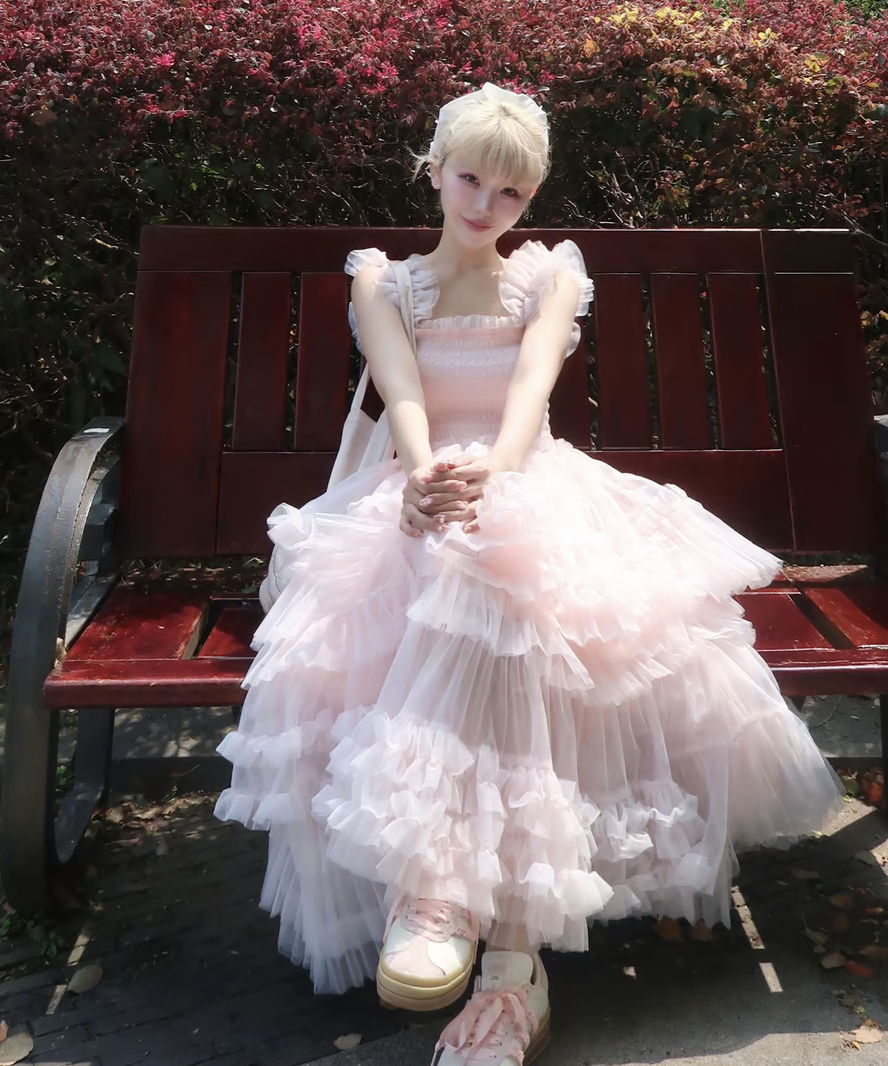 Ballerina” blooming tulle dress | ファッション通販サイト NUGU
