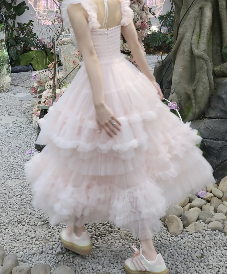 Ballerina” blooming tulle dress | ファッション通販サイト NUGU