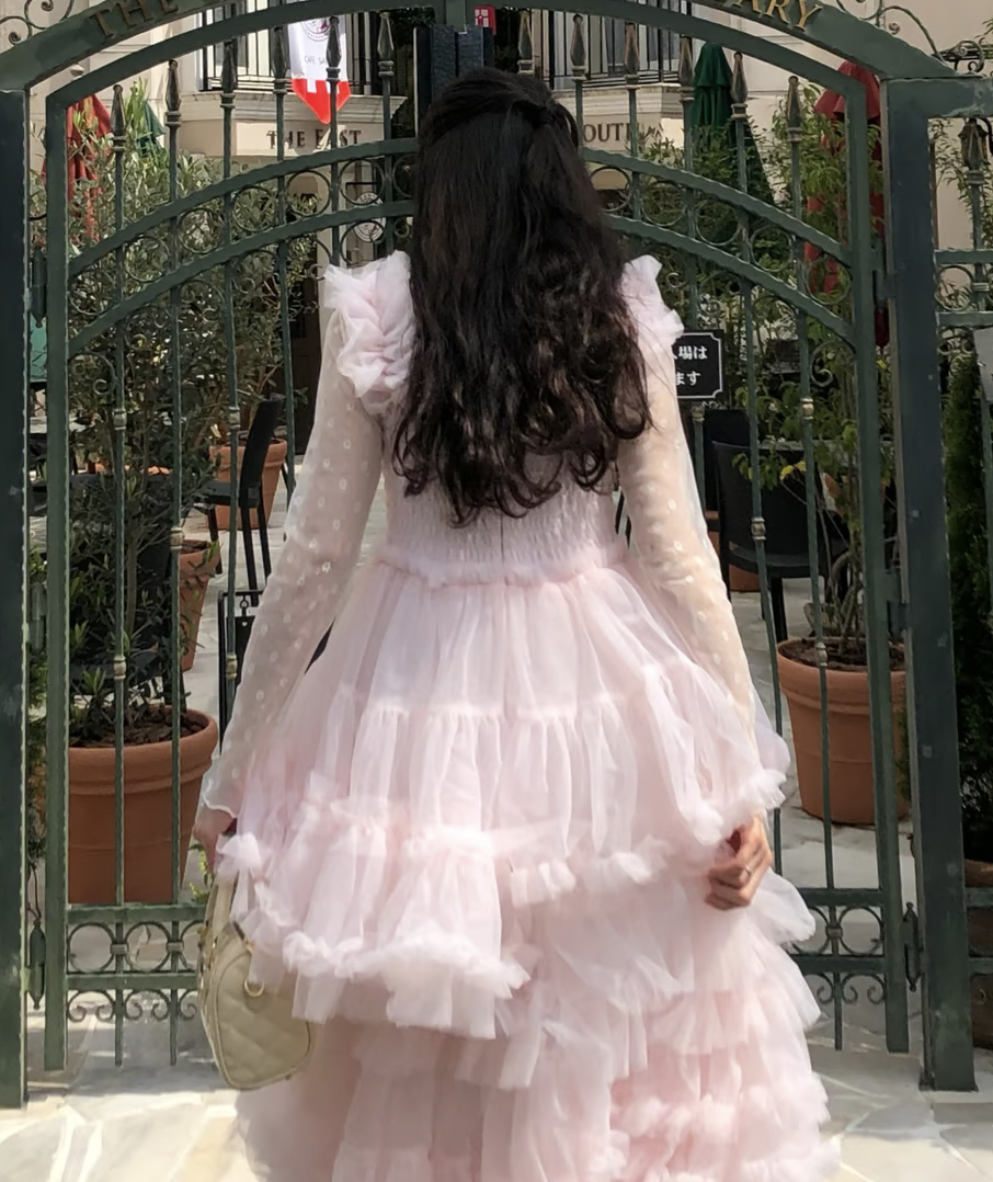 Ballerina” blooming tulle dress | ファッション通販サイト NUGU