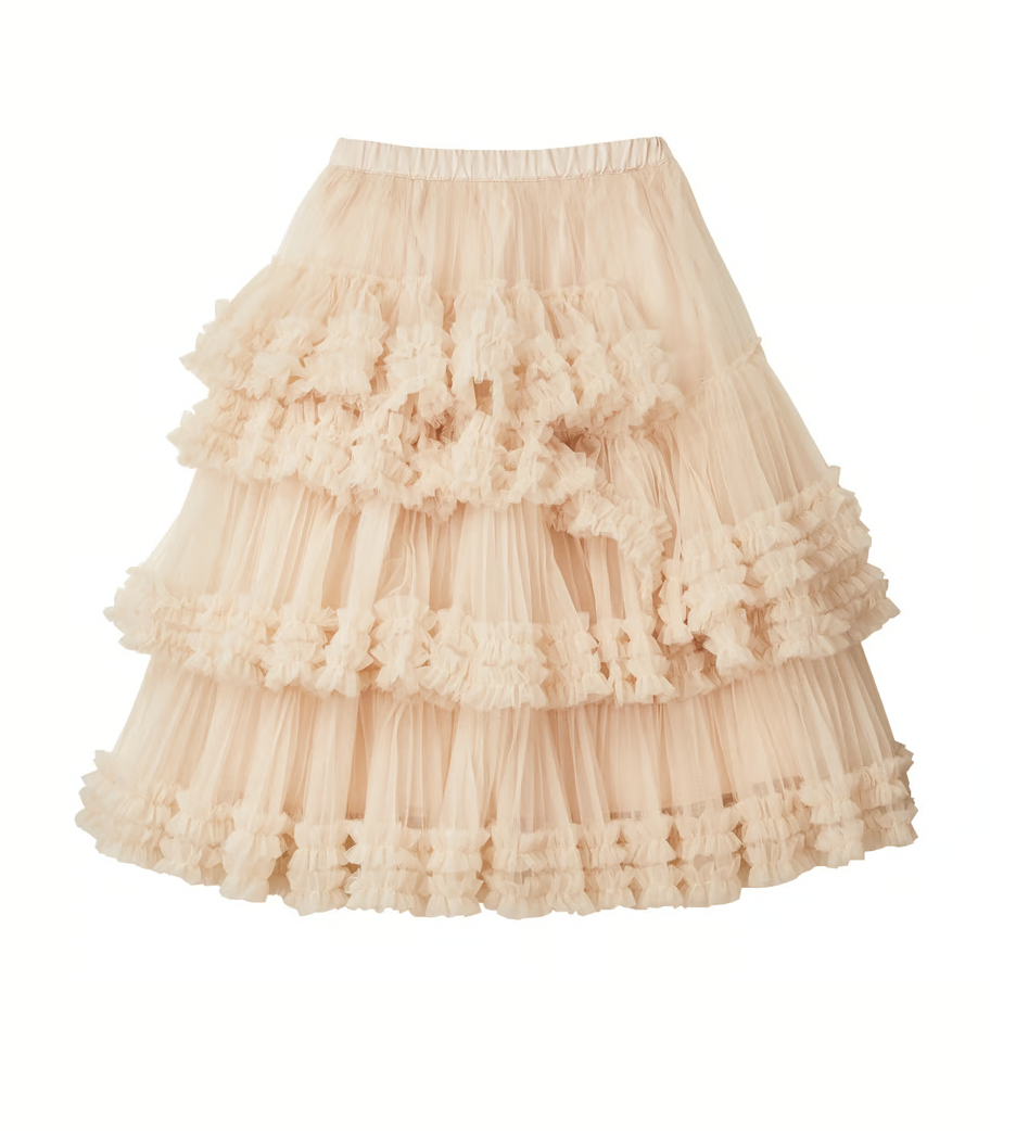 Ballerina” blooming tulle skirt | ファッション通販サイト NUGU