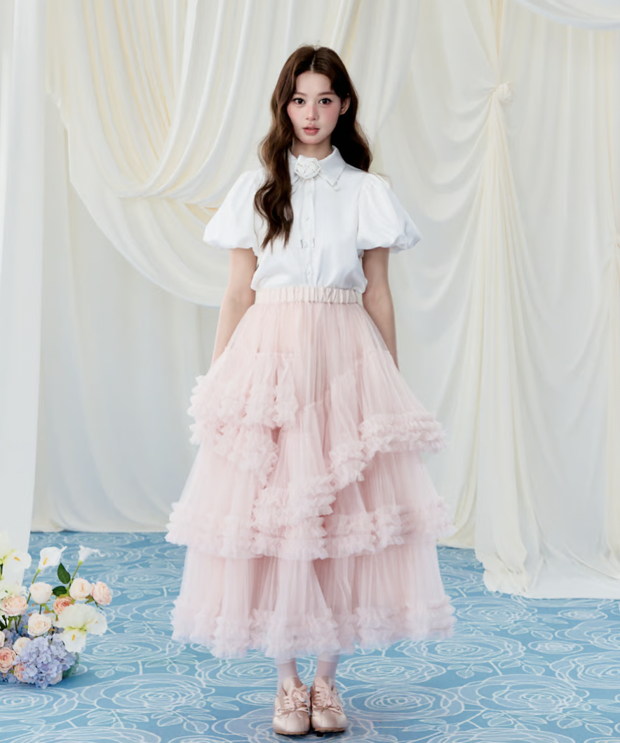 な*み様 Ballerina volume tulle long skirt な*み様 Ballerina volume tulle long skirt Ballerina volume