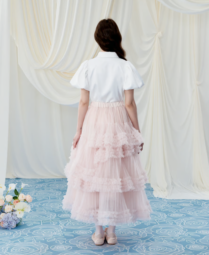 Ballerina” blooming tulle skirt | ファッション通販サイト NUGU