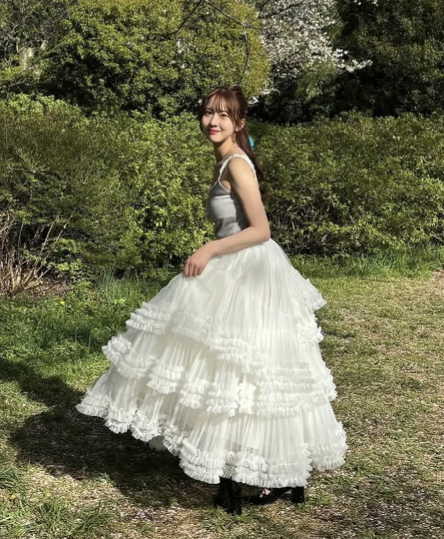Ballerina” blooming tulle skirt | ファッション通販サイト NUGU