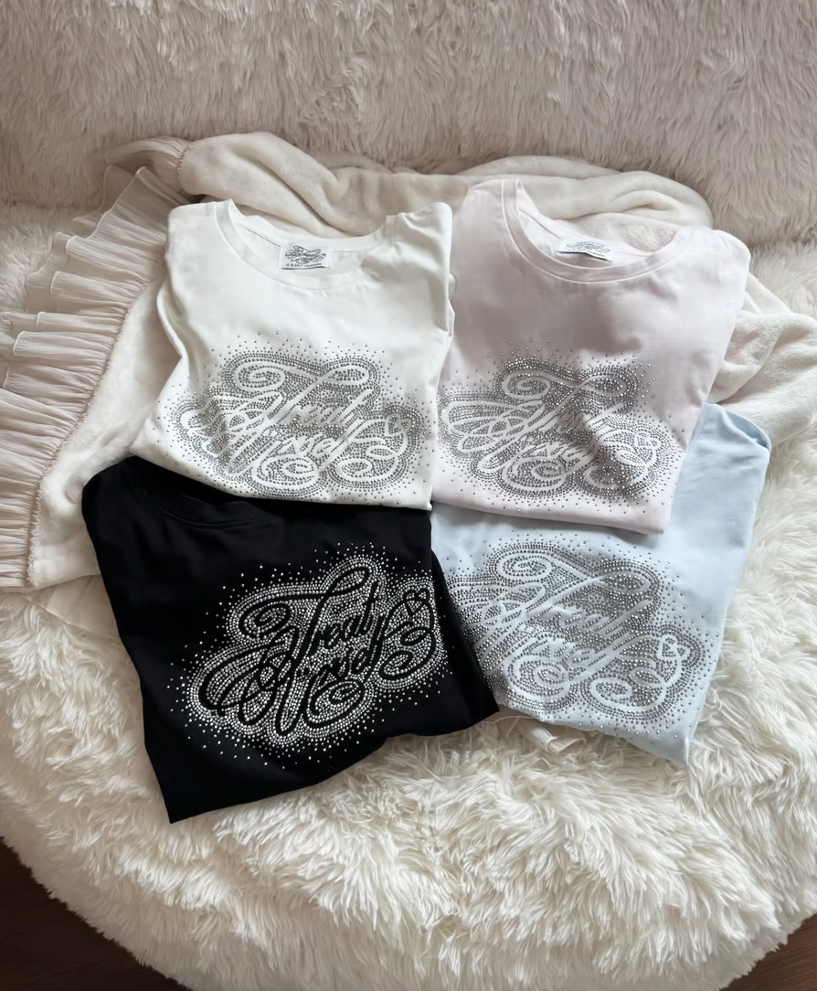 Treat Ürself rhinestone T-shirts | ファッション通販サイト NUGU