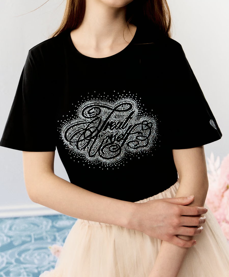 Treat Ürself rhinestone T-shirts | ファッション通販サイト NUGU