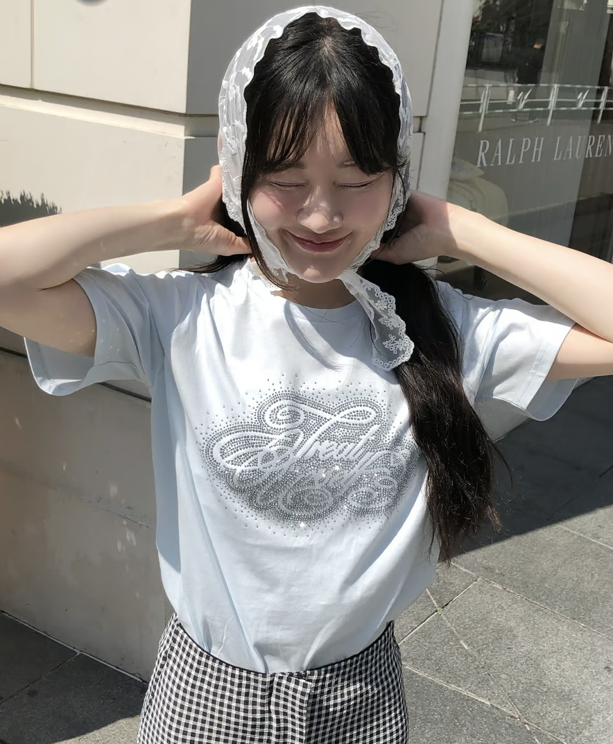 treat ürself treat girl's rhinestone Treat Ürself rhinestone T-shirts | ファッション通販サイト NUGU