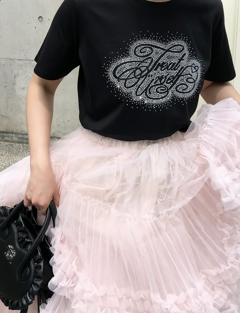 treat ürself treat girl's rhinestone Treat Ürself rhinestone T-shirts | ファッション通販サイト NUGU
