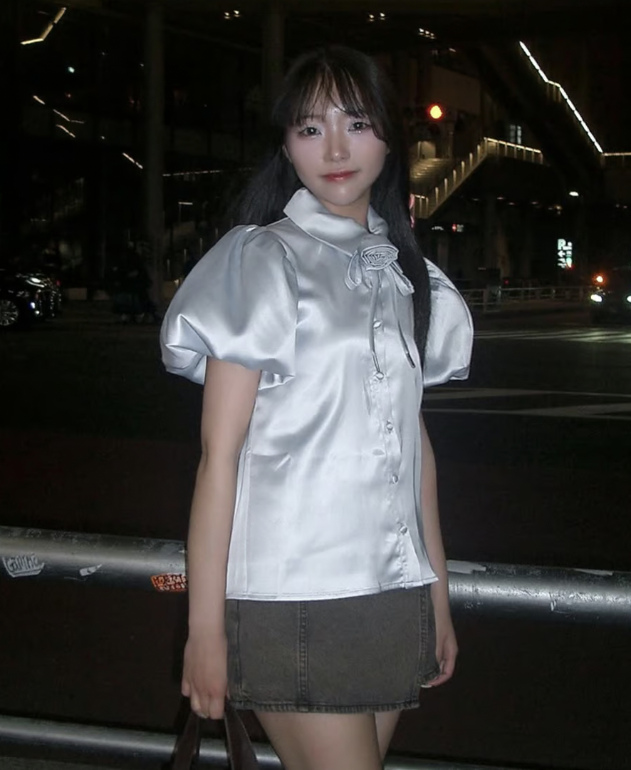 トップス Rose choker satin puff blouse Rose choker satin puff blouse | ファッション通販サイト NUGU