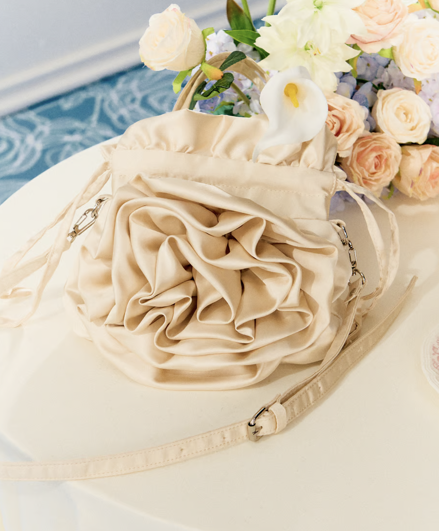 Rose motif dress up bag | ファッション通販サイト NUGU