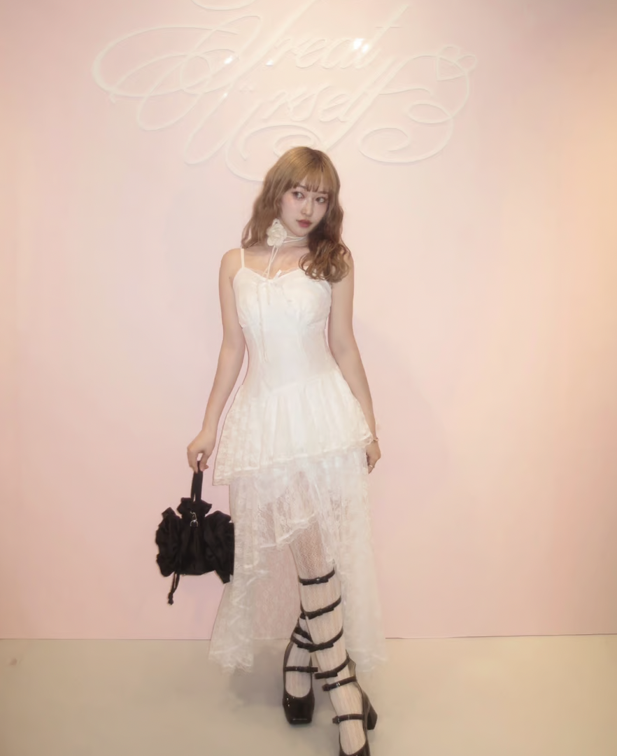 ワンピース treaturself asymmetry lacy cami onepiece asymmetry lacy cami one-piece | ファッション通販サイト NUGU