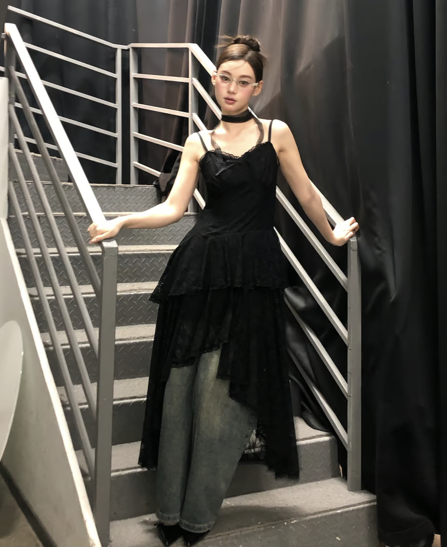 ※未使用※ A PERFECT NOMAD CAMI DRESS フリーサイズ asymmetry lacy cami one-piece | ファッション通販サイト NUGU