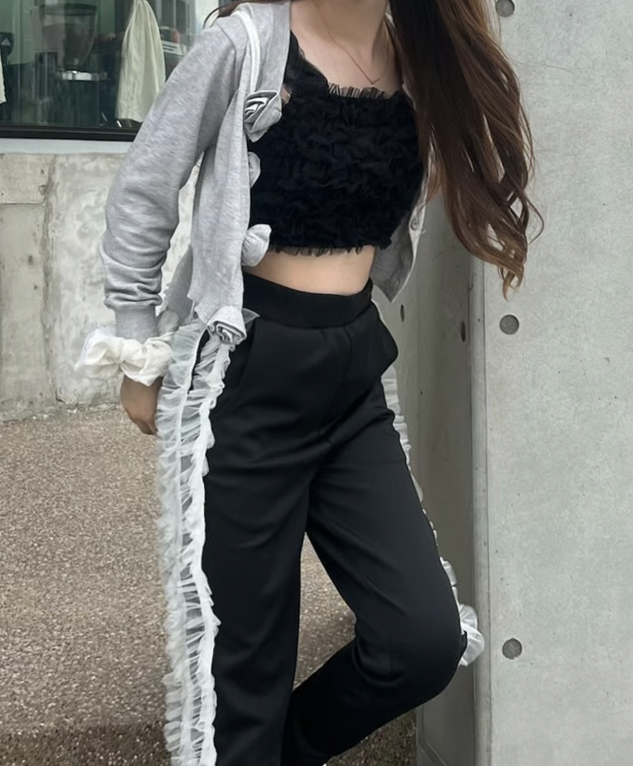 ジャケット・アウター Treat urself Girl's tulle frill jersey Ruffled tulle dress | MANGO Kosovo