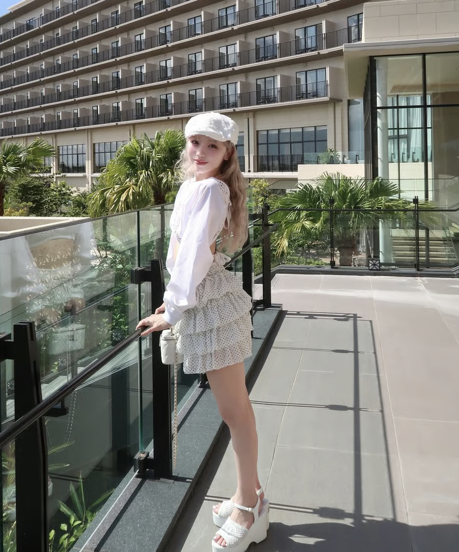 スカート treat urself girly lace dot tutu girly lace dot