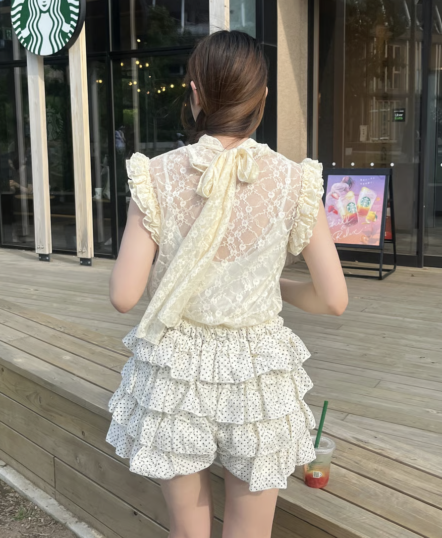 girly lace dot tutu | ファッション通販サイト NUGU