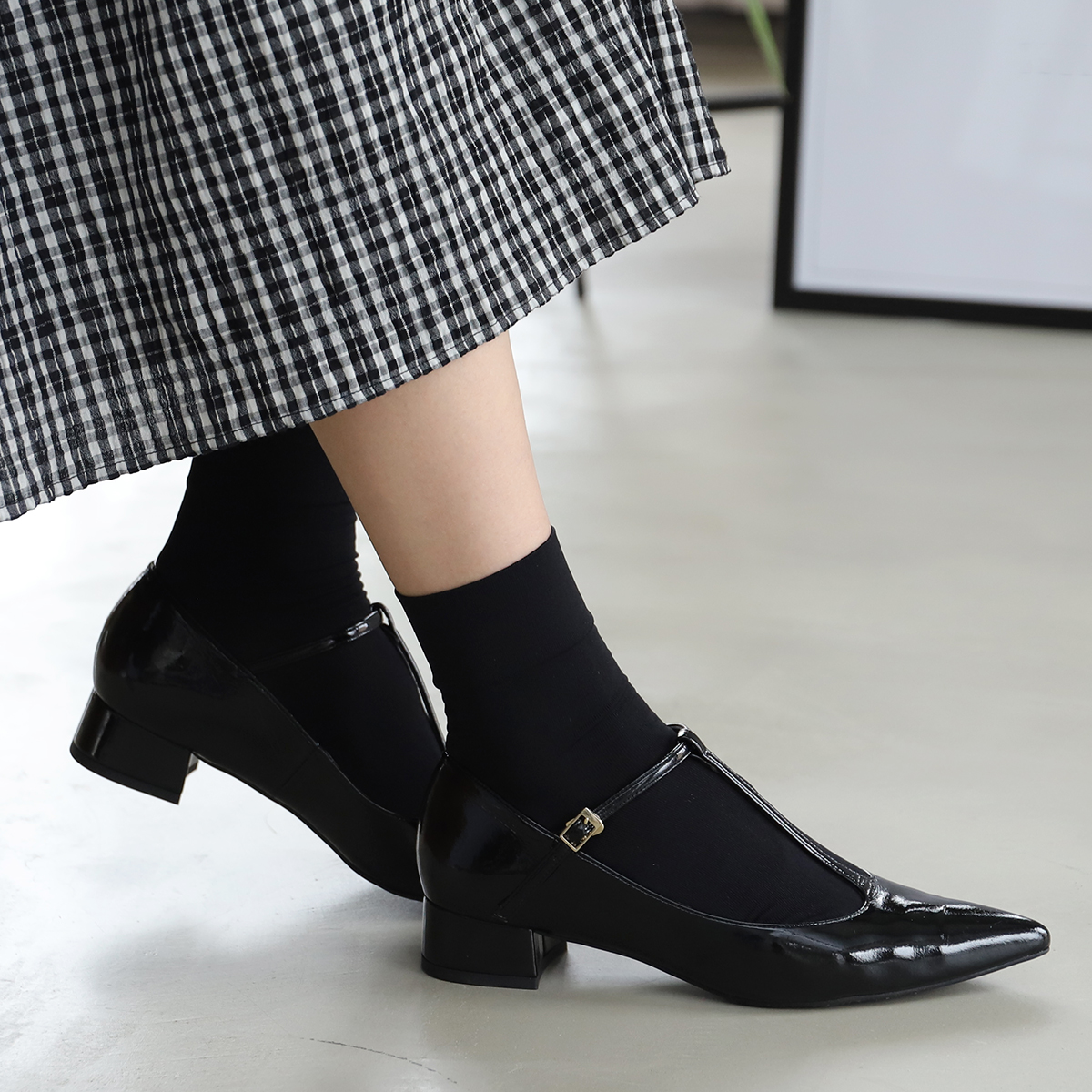 【はな】CSソックス SS・Lサイズ ショート　ブラック CSソックス｜ファイブコンフォート（fivecomfort）の5本指