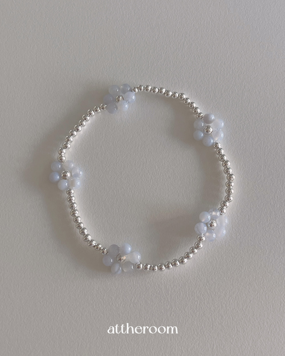 シルバー925]アクアマリンシルバーブレスレット | ファッション