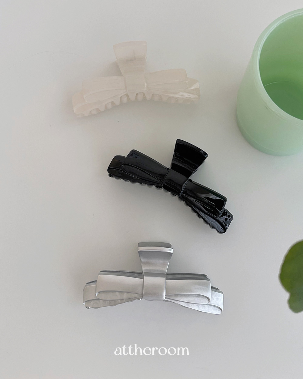 ラブリーリボンヘアクリップ