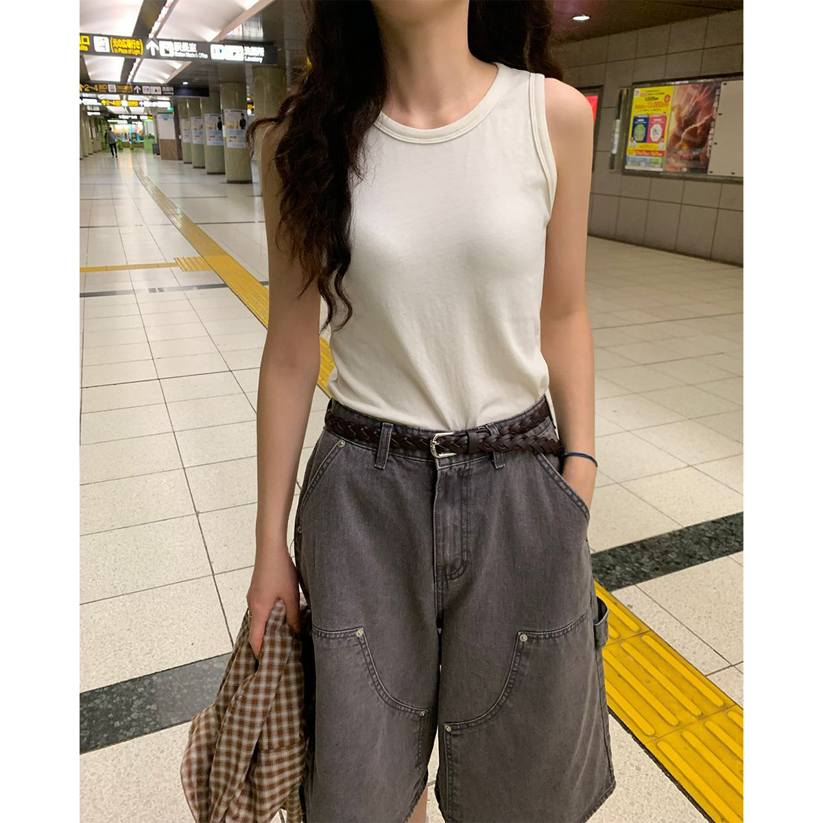 セミAラインコットンハーフバミューダパンツ | ファッション通販