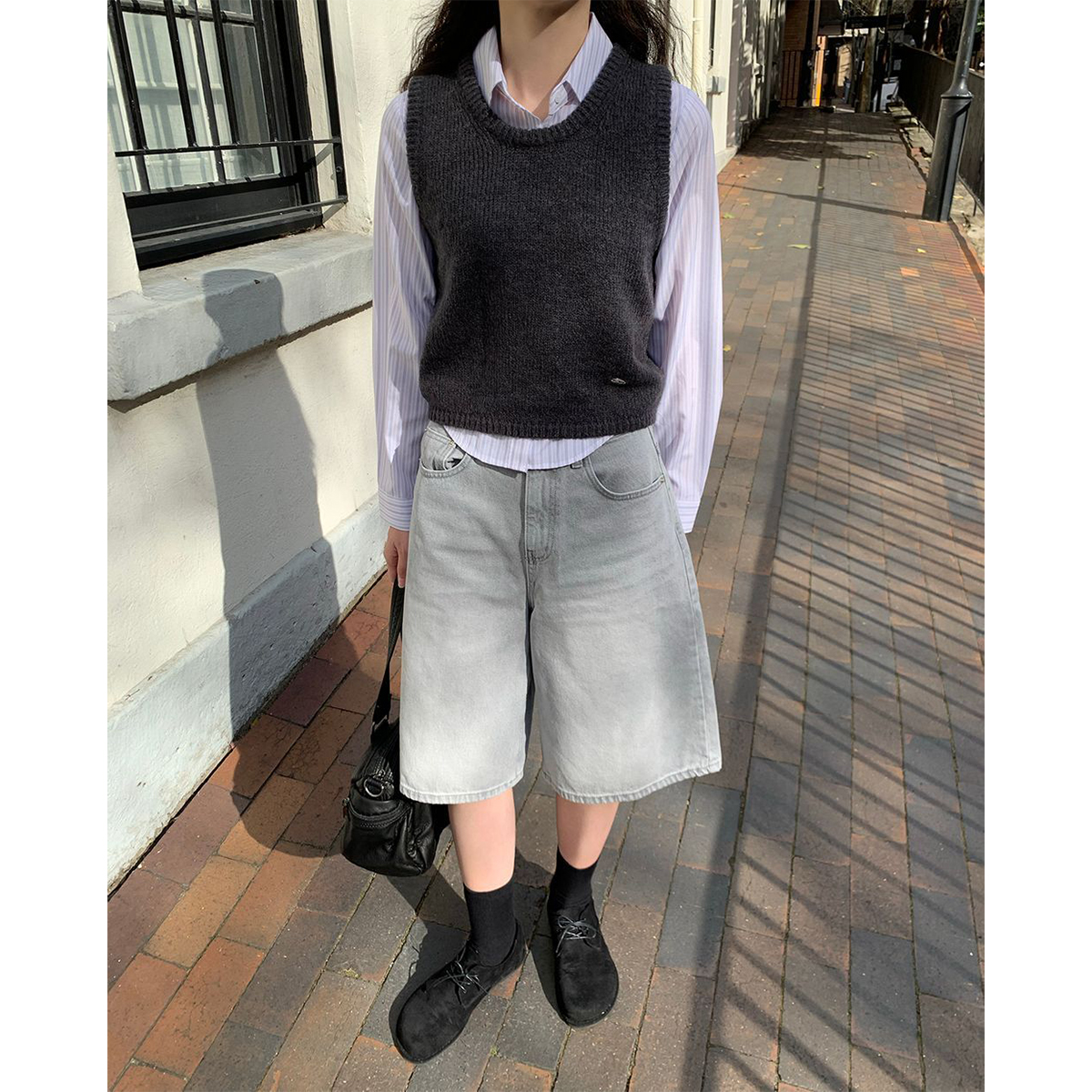 セミAラインハーフデニムパンツ | ファッション通販サイト NUGU