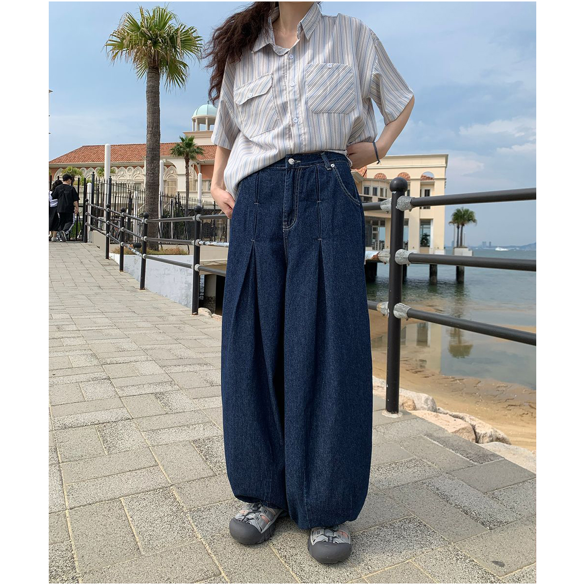古布　前あきブラウス、バルーンパンツなど YOUKAヨウカ）バルーンパンツ | レディースファッション Ι 60代
