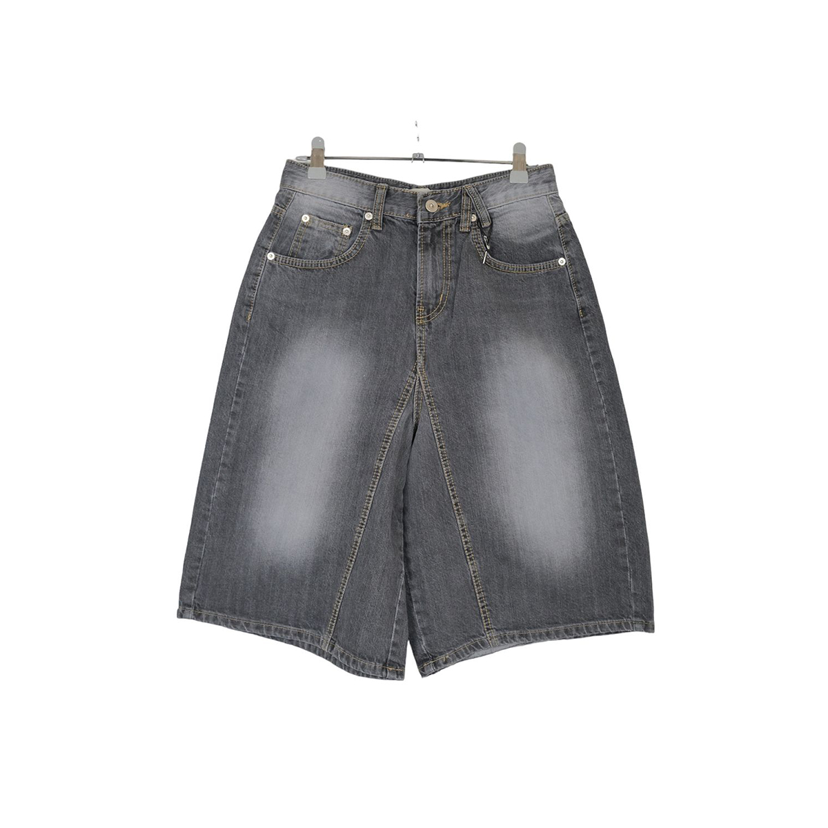 H UNIT 太めデニム　サイズ2 ワイドハーフデニムパンツ | ファッション通販サイト NUGU