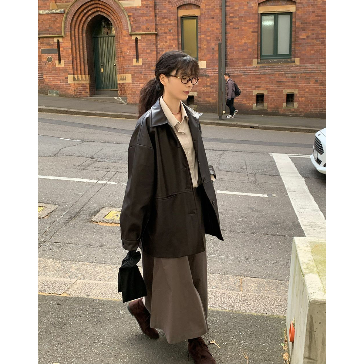 Raucohouse オーバーサイズレザージャケット オーバーサイズ Raucohouse(ラウコハウス) レザージャケット