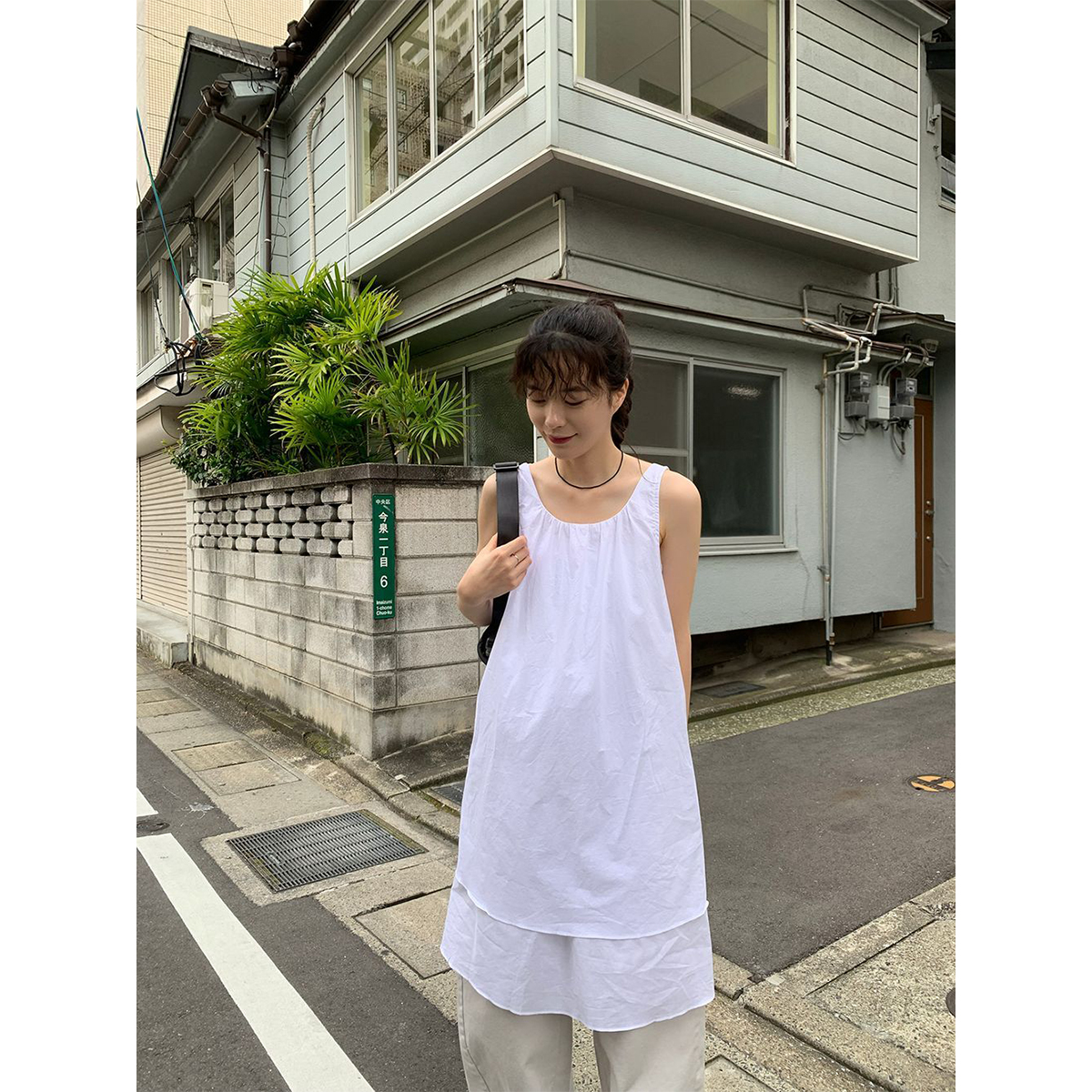 レイヤードノースリーブワンピース | ファッション通販サイト NUGU