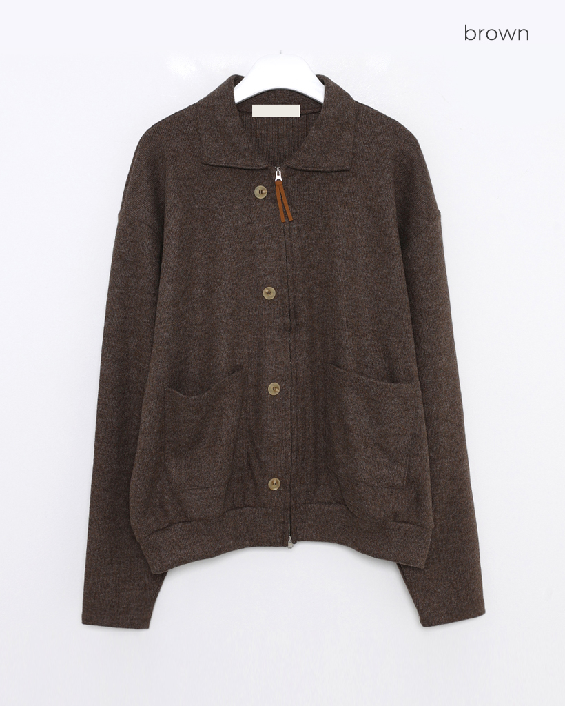 カラージップアップカーディガン | ファッション通販サイト NUGU